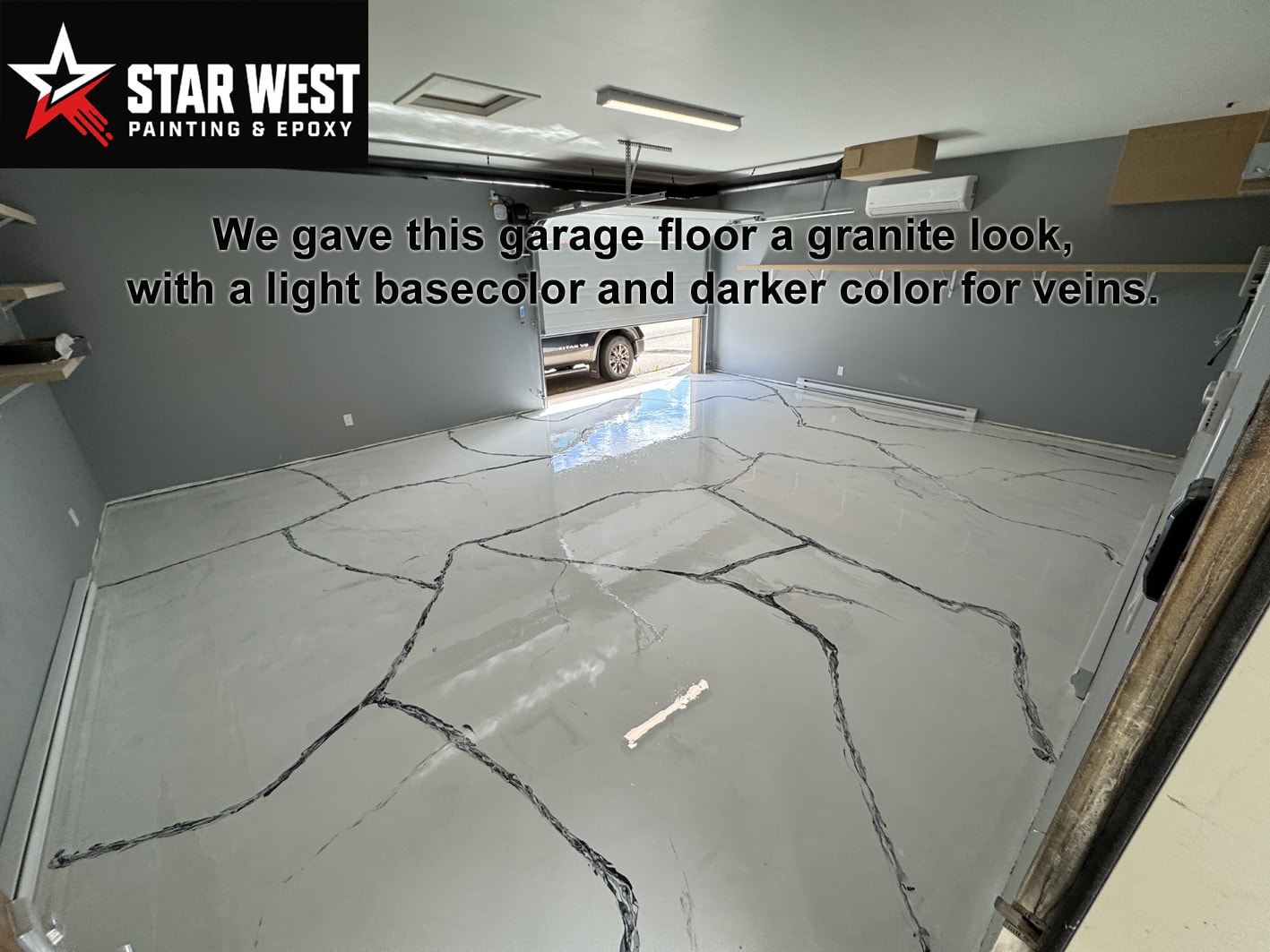 Granite-Look Garage Floor