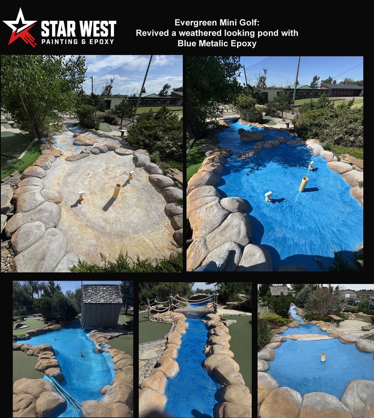 Mini Golf Pond Epoxy