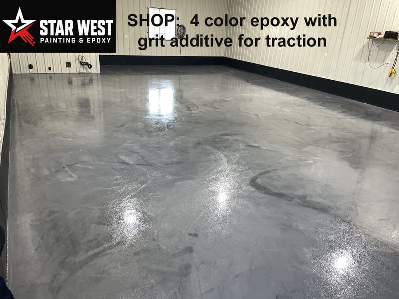 4-Colour Shop Floor with Grit