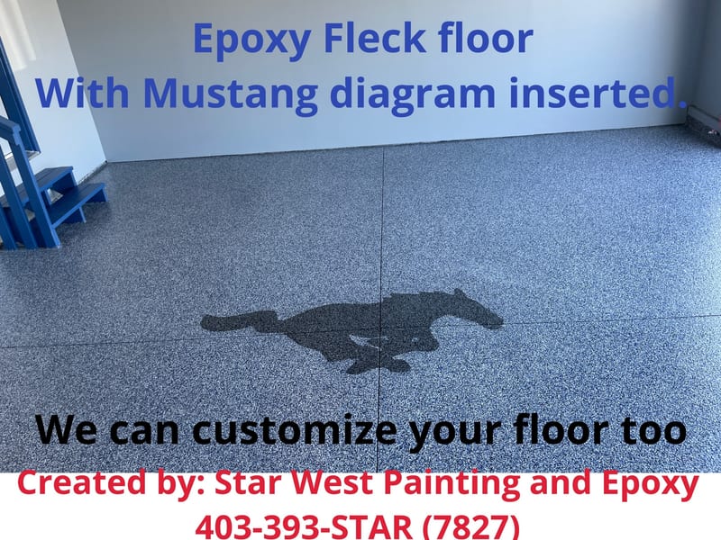 Mustang Inlay — Custom Epoxy